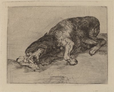 獰猛なモンスター！ (猛獣!) 作： Francisco de Goya