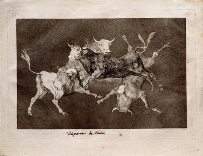 1815〜1819年のLos Disparates FolliesシリーズのFools Folly 作： Francisco de Goya