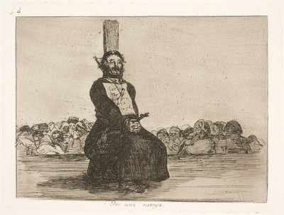 ナイフのために (34) 作： Francisco de Goya