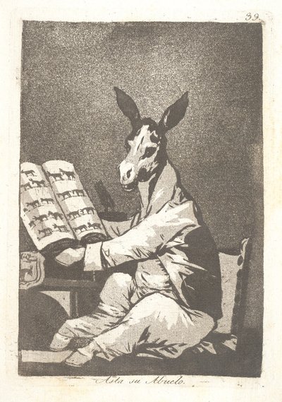 彼の祖先 作： Francisco de Goya