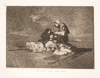 1杯が示唆することは何ですか？ (59) 作： Francisco de Goya