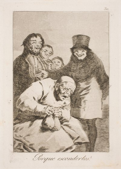 なぜ彼らを救うのですか？ 作： Francisco de Goya