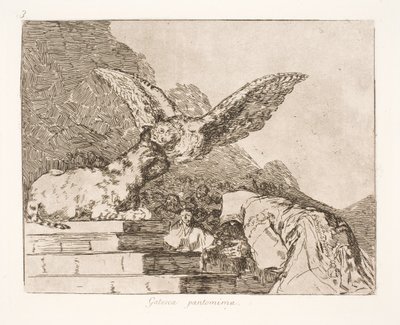 買ってパンと峰 （７３） 作： Francisco de Goya