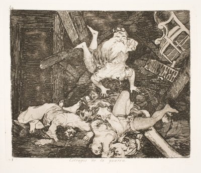 戦争の恐怖 (30) 作： Francisco de Goya