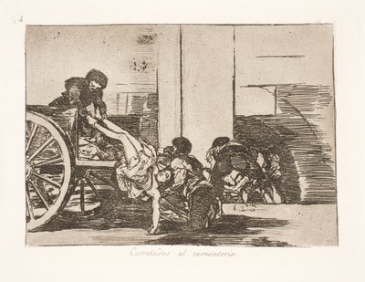 カートで墓地まで運転 (64) 作： Francisco de Goya