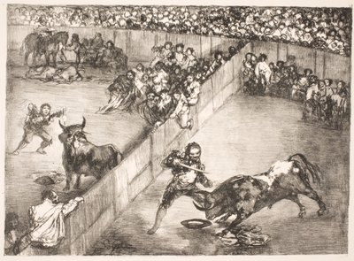 「La Division de la Place」【分割闘技場での闘牛】 作： Francisco de Goya