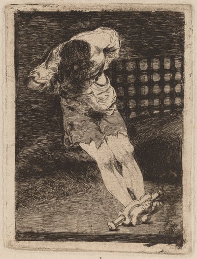 囚人の安全は拷問を必要としない (犯罪者の拘留は拷問を必要としない) 作： Francisco de Goya