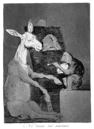 1799年も多かれ少なかれ 作： Francisco de Goya