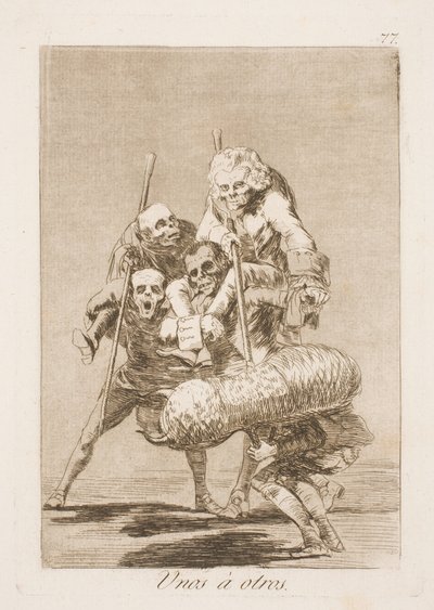 今度は彼らの番です 作： Francisco de Goya