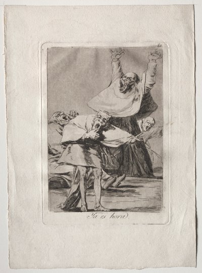 八十の気まぐれ: イッツ タイム 作： Francisco de Goya