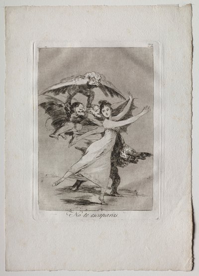 Ochenta Caprichos：You Will Not Escape、1793-1798 作： Francisco de Goya