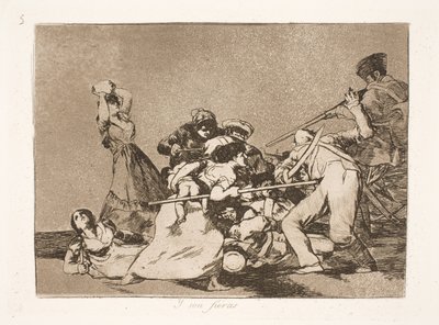 そして、彼らは怒りのようです（5） 作： Francisco de Goya