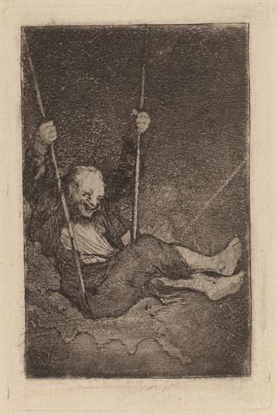 ブランコに乗る老人 作： Francisco de Goya
