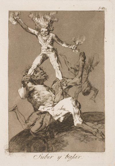 上下 作： Francisco de Goya
