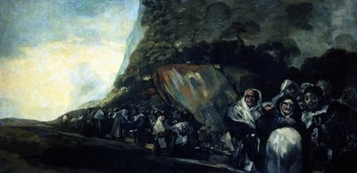 サン・イシドロの泉」への巡礼 作： Francisco de Goya