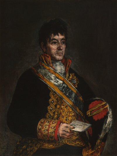 ドンミゲルデラルディサーバルの肖像、1815 作： Francisco de Goya