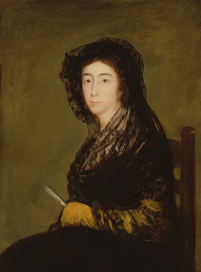 ドナアマリアボネルスデコスタの肖像、1805年頃 作： Francisco de Goya
