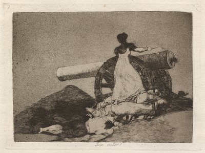 勇気！ (何という勇気!) 作： Francisco de Goya