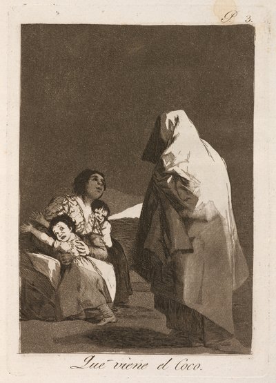 ココナッツがやってくる (Here Comes the Bogey-Man) 作： Francisco de Goya