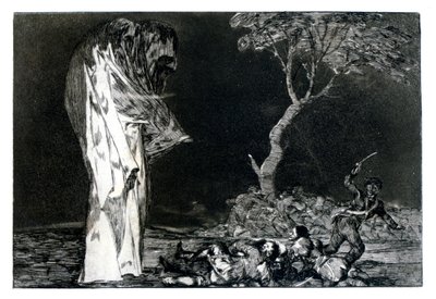 恐怖の謎、1819-1823 作： Francisco de Goya