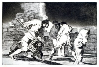 怒りの謎、1819-1823 作： Francisco de Goya