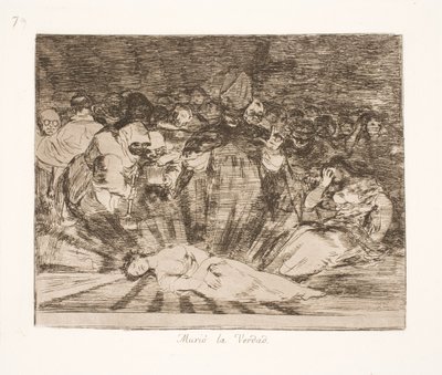 真実は死んだ (79) 作： Francisco de Goya