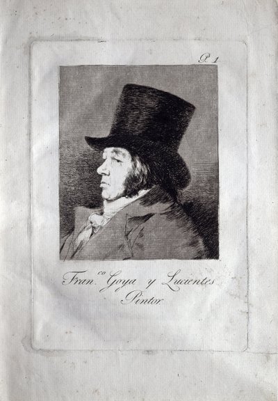 自画像、1799 作： Francisco de Goya