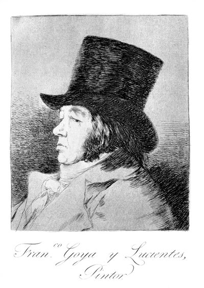 自画像、1799 作： Francisco de Goya