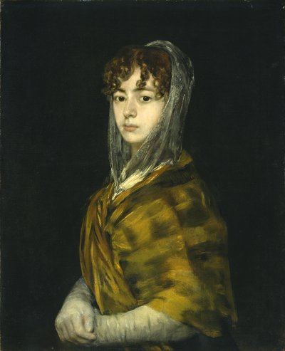 セニョーラサバサガルシア、c.1806-11（キャンバスに油彩） 作： Francisco de Goya