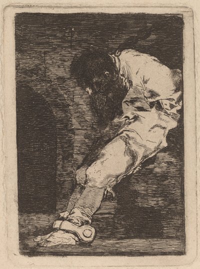 彼が滞納している場合、何ですか？ さっさと死ね(有罪なら早く死なせて) 作： Francisco de Goya