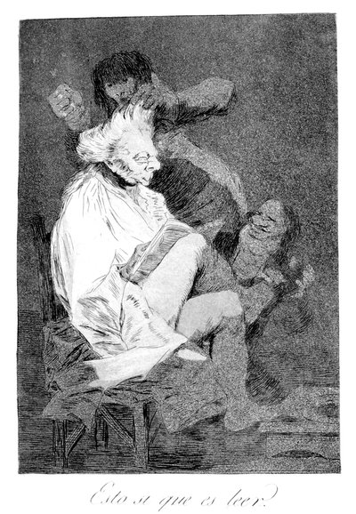 それは確かに読むことができている、1799 作： Francisco de Goya