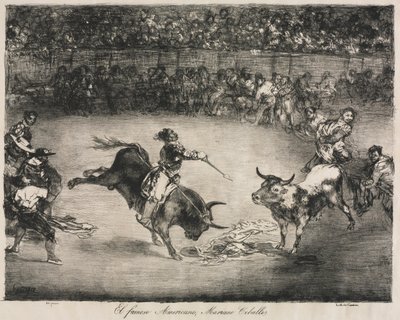 ボルドーの雄牛：有名なアメリカ人、マリアーノ・セバージョス 作： Francisco de Goya