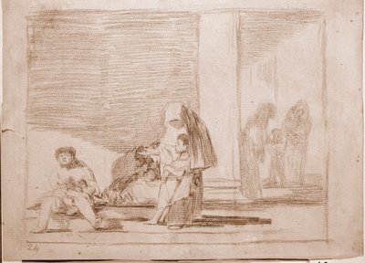 戦争の惨禍 : 健康と病気（描画 作： Francisco de Goya