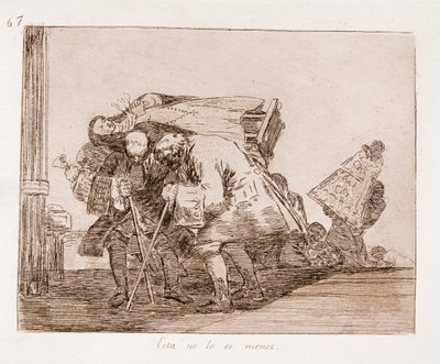 The Disasters of War : This is no less（下絵からのエッチング 作： Francisco de Goya