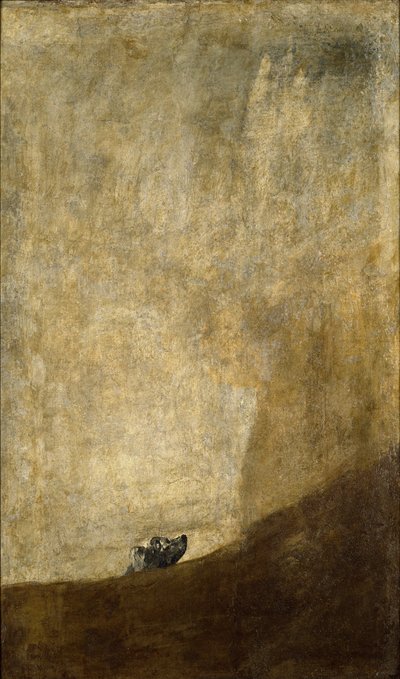 犬 作： Francisco de Goya