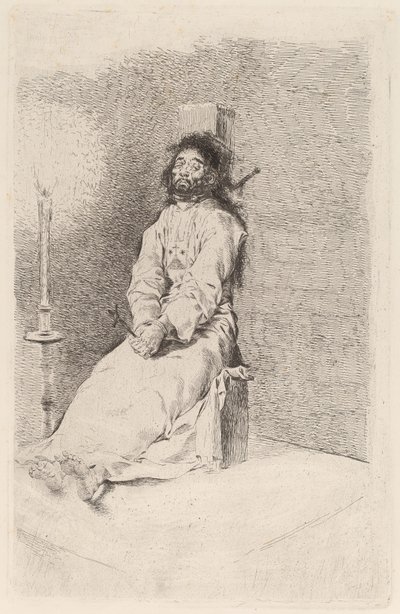 絞首刑の男 作： Francisco de Goya