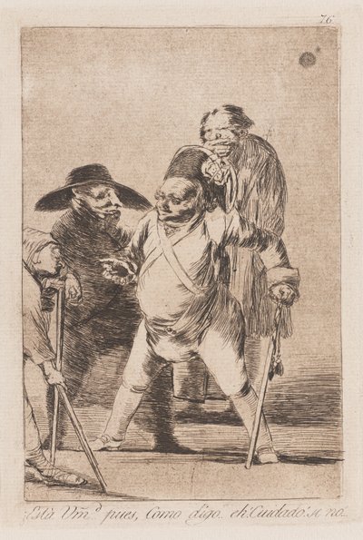 命令の習慣」 18世紀末～19世紀初頭
世紀（プリント 作： Francisco de Goya