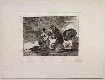 戦争の恐怖：そしてこれも。 作： Francisco de Goya