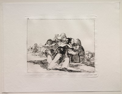 戦争の恐怖：すべてはトプシー・タービー。 作： Francisco de Goya