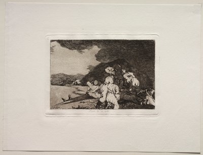 戦争の恐怖：それはあなたに正しく奉仕します 作： Francisco de Goya