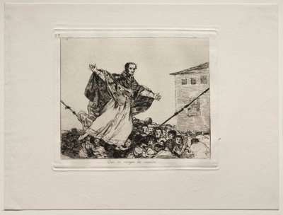 戦争の恐怖: コードが壊れますように 作： Francisco de Goya