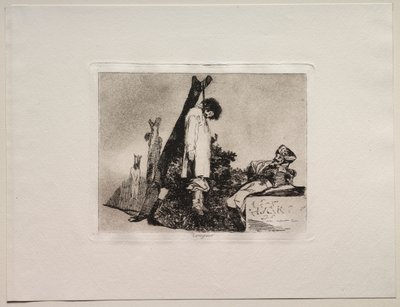 戦争の恐怖: ない (この場合) どちらでもない 作： Francisco de Goya
