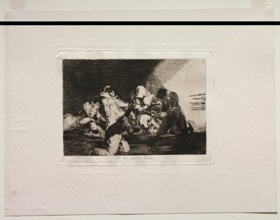 戦争の恐怖：一つのカントルック。 作： Francisco de Goya