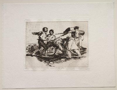 戦争の恐怖: 正しいか間違っているか 作： Francisco de Goya