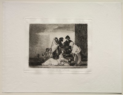 戦争の恐怖：ミレーのおかげ。 作： Francisco de Goya