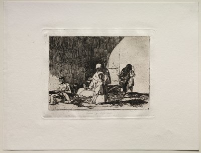 戦争の恐怖：健康と病気。 作： Francisco de Goya