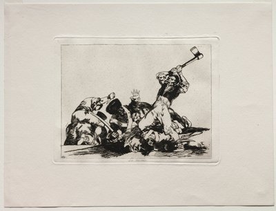 The Horrors of War: The Same. 作： Francisco de Goya