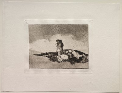 戦争の恐怖：助けてくれる人はいません。 作： Francisco de Goya