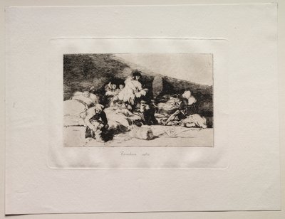 戦争の恐怖: これらも 作： Francisco de Goya