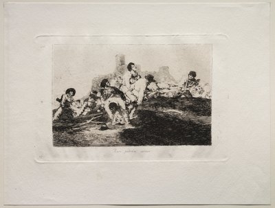 戦争の恐怖：それらはまだ役に立つ 作： Francisco de Goya